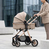 Baby Stroller with Car Seat and Mommy Bag