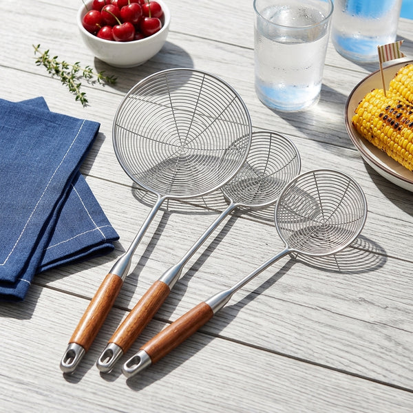 Spider Strainer Skimmer with Wooden Handle 14CM