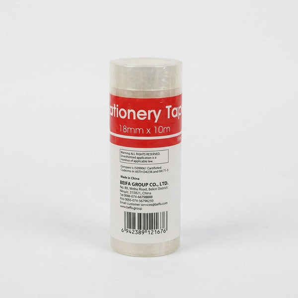 Transparent Stationery Tape –6 Rolls