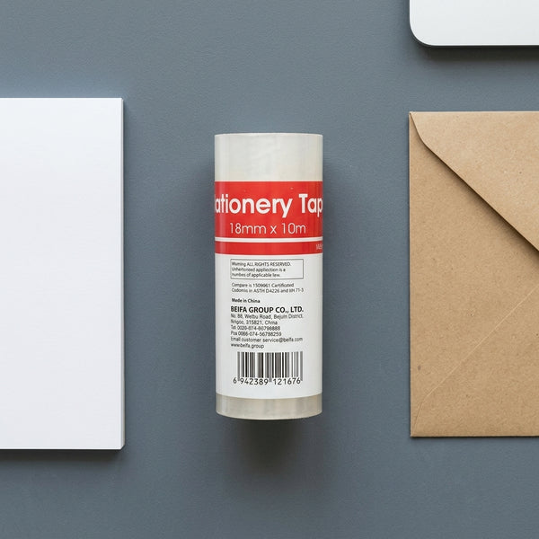 Transparent Stationery Tape –6 Rolls