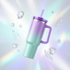 40oz Gradient Rainbow Stainless Steel Ice Tumbler