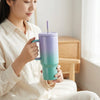40oz Gradient Rainbow Stainless Steel Ice Tumbler