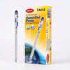 Transparent Semi-Gel Ink Pens (Blue, 0.1) 12 pcs
