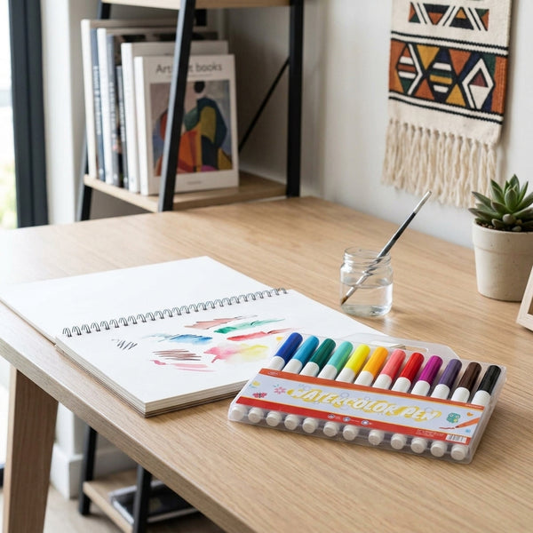 Watercolour Pencil Set – 12 Colours