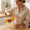 5pcs Glass Water Pitcher and Cups Set