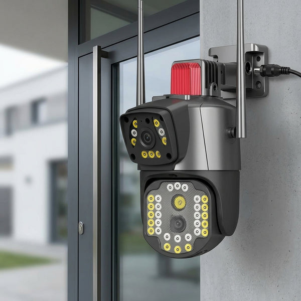 Outdoor Dual Lens Security Camera