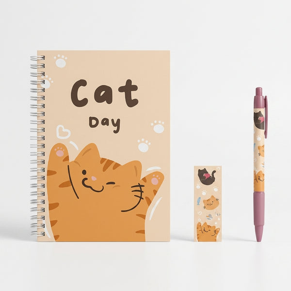 Double Coil Notebook and Pen Combo – Compact Writing Set