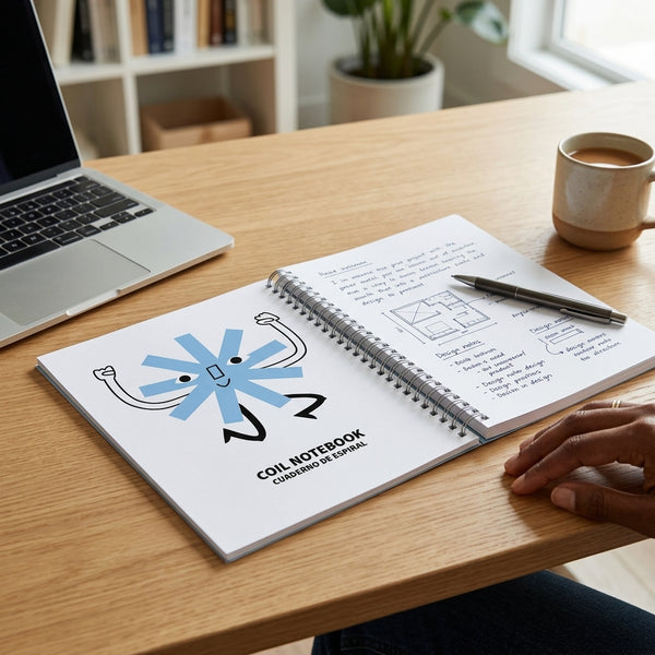 Double-Coil Soft Cover Notebook – A4-Style Writing Pad