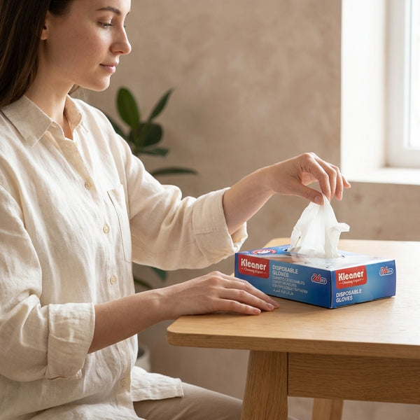 Disposable Nitrile Gloves | Kleaner Household PPE