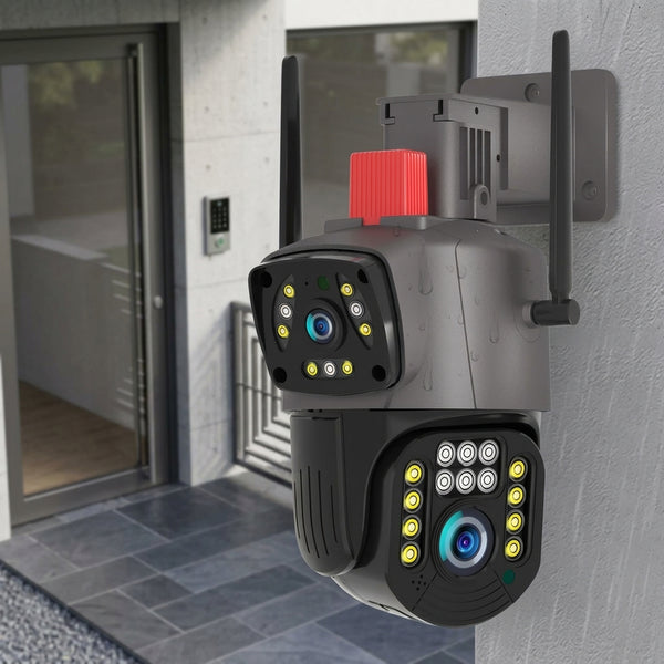 4MP Dual-Lens PTZ Outdoor IP Camera