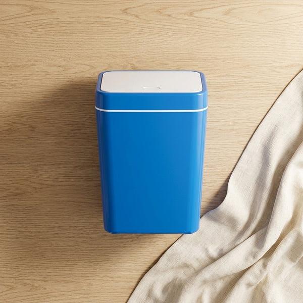 8L Slim Trash Can with Lid Compact Waste Bin