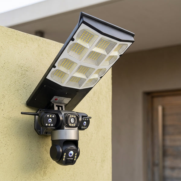 Solar Street Light with CCTV Camera