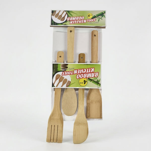 Bamboo Kitchen Tools 4 Piece Set