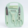 4 Piece Kitchen Prep Set with Cutting Board