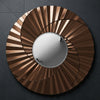Round Decorative Sunburst Wall Mirror