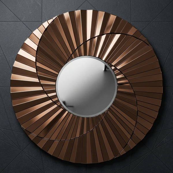 Round Decorative Sunburst Wall Mirror