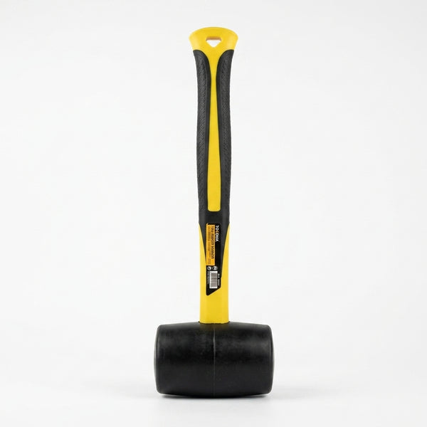 Heavy Duty Rubber Mallet with Fiberglass Handle