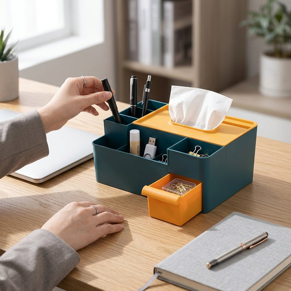 Multi Functional Facial Tissue Holder