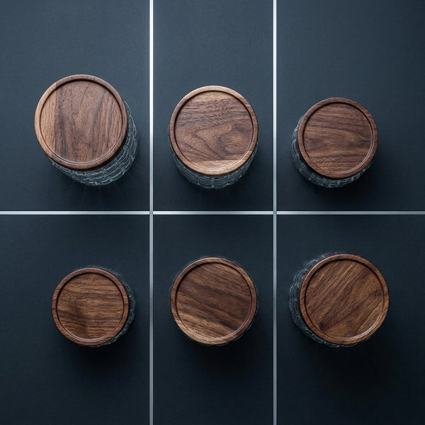 3 Pack Glass Storage Jars