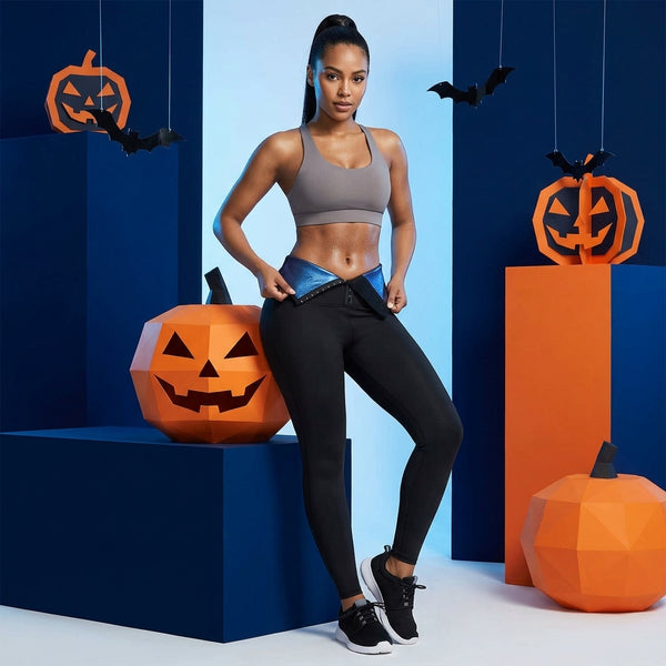 Tummy Sweat Pants High Waist Leggings