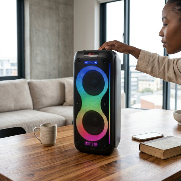Portable RGB Colourful Lights 10 inch Wireless Speaker
