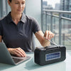 Solar Powered Bluetooth Speaker with Torch Light