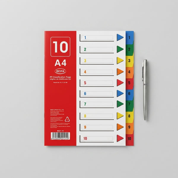 Multipurpose File Folder Pack 10 Sheets