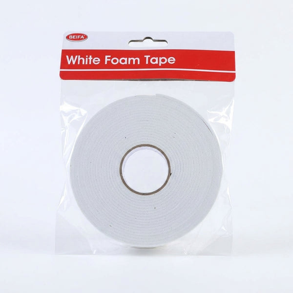 White Foam Tape – 18mm × 5M × 1mm