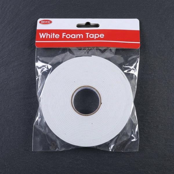 White Foam Tape – 15mm × 5M × 1mm