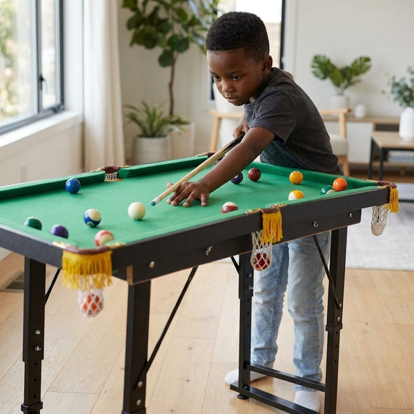 Kids Mini Adjustable Snooker Table