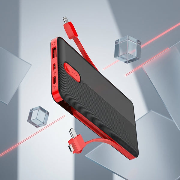 10000mAh Built-in Cable Power Bank