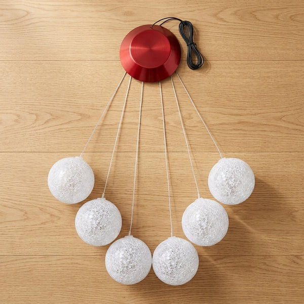 Crystal Swinging Balls Solar Color Changing Lights Wind Chimes