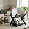 X-Shape Double-Layer Household Dish Rack