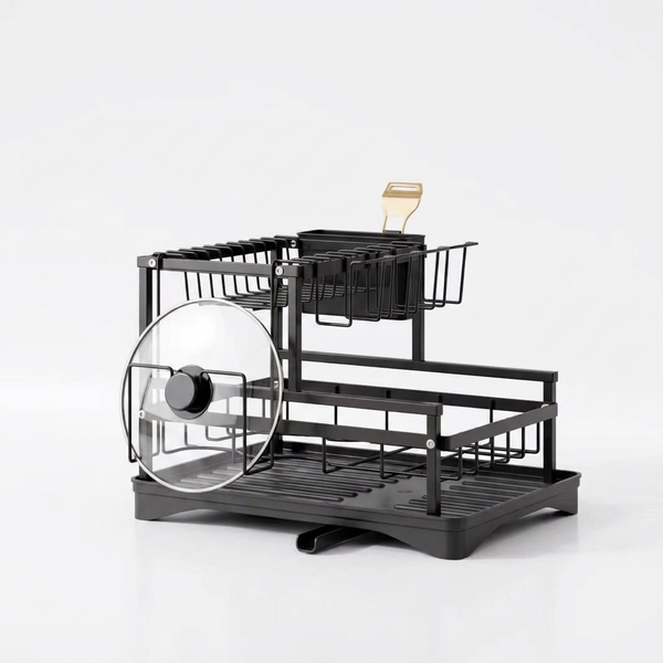 Metal Kitchen Dish Rack for Sink and Countertop