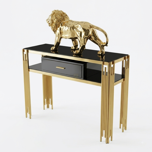 Modern Console Table with Storage