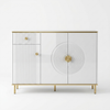 Modern Storage Sideboard Cabinet with Decorative Front
