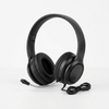 FX-07 Wired Headset with Microphone, over-ear design, padded ear cups and integrated microphone for calls and gaming.