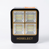 Portable Quad-Panel LED Solar Work Light with four-panel design for versatile illumination.