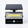 30W Solar COB Flood Light PIR IP65 with solar panel and motion sensor for outdoor use.