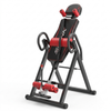 Adjustable Inversion Table for Home Fitness with padded backrest and ankle restraints, designed for controlled inversion exercises.