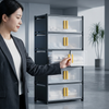 6 Layer Double Door Shoe Storage Cabinet, a stylish and efficient storage solution for organization.