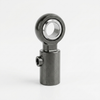 Metal Connecting Rod with cylindrical body and circular eye, designed for robust mechanical applications.