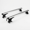 120cm Lockable Car Roof Crossbars displayed on a white background, featuring lockable mechanisms and sturdy mounts.