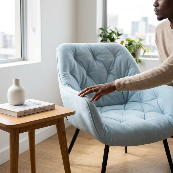 Senna Velvet Padded Dining Chair
