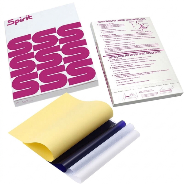 100Pcs Thermal Transfer Paper Tattoo Stencil Papier A4 Freehand