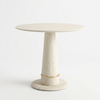 White Round Dining Table 85 x 75cm