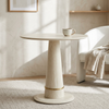 White Round Dining Table 85 x 75cm