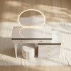 Contemporary Dressing Table with Illuminated Mirror