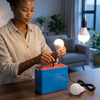 12V 8Ah Portable Power Station with 3 LED Bulbs