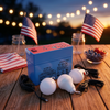 12V 8Ah Portable Power Station with 3 LED Bulbs